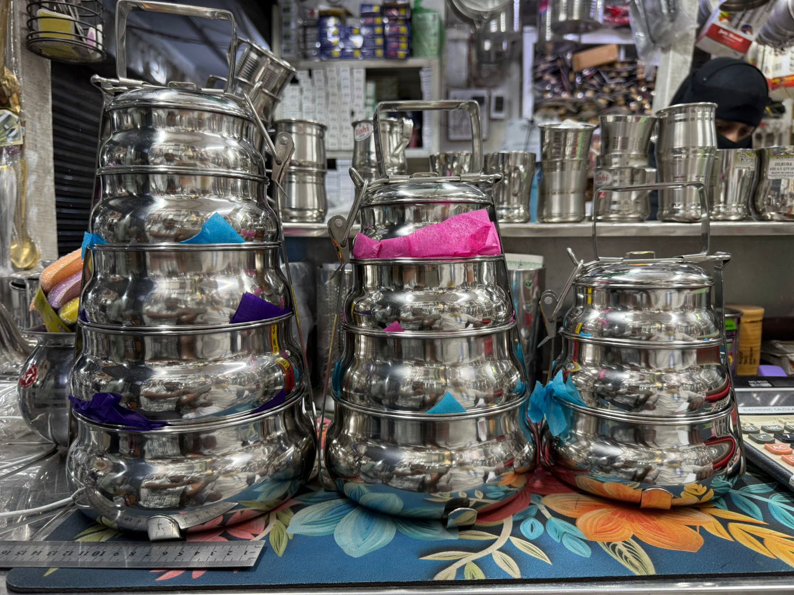 Steel Bati Set - স্টিল টিফিন বাটি সেট